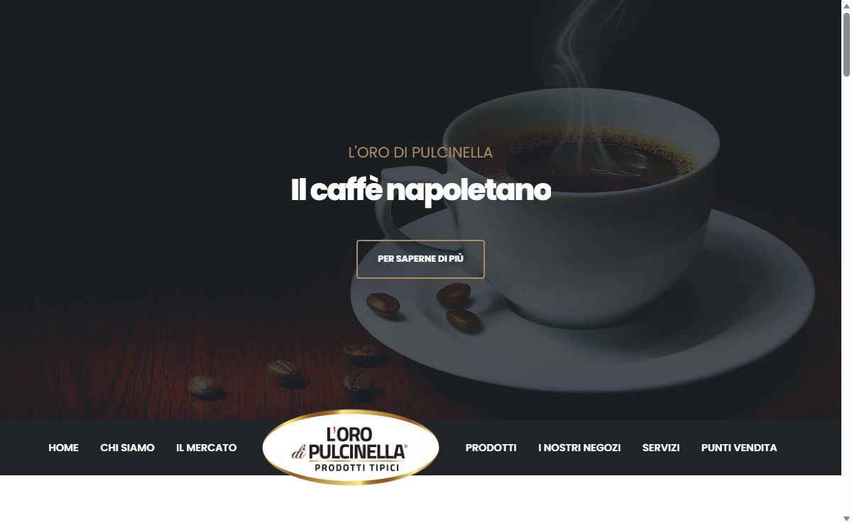 Anteprima del sito L'oro di Pulcinella